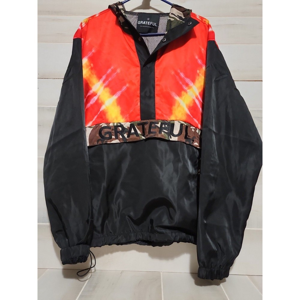 Grateful Apparel Tie-Dye Windbreaker (Limited Edition) Size XL